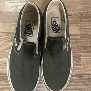 Vans Classic Slip - On.  Color: Gray Unisex Men's 5.5 or Women's 7.0. Like New